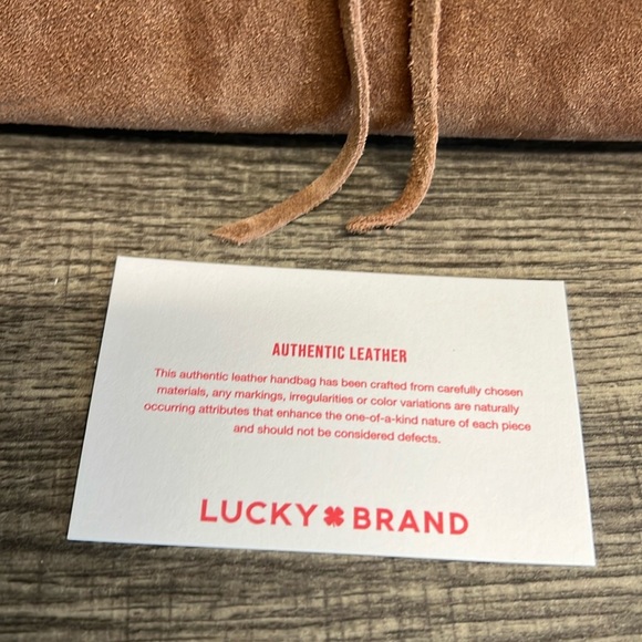 Lucky Brand | Leather Hobo Bag ~ “Honey Tan” - Picture 11 of 15